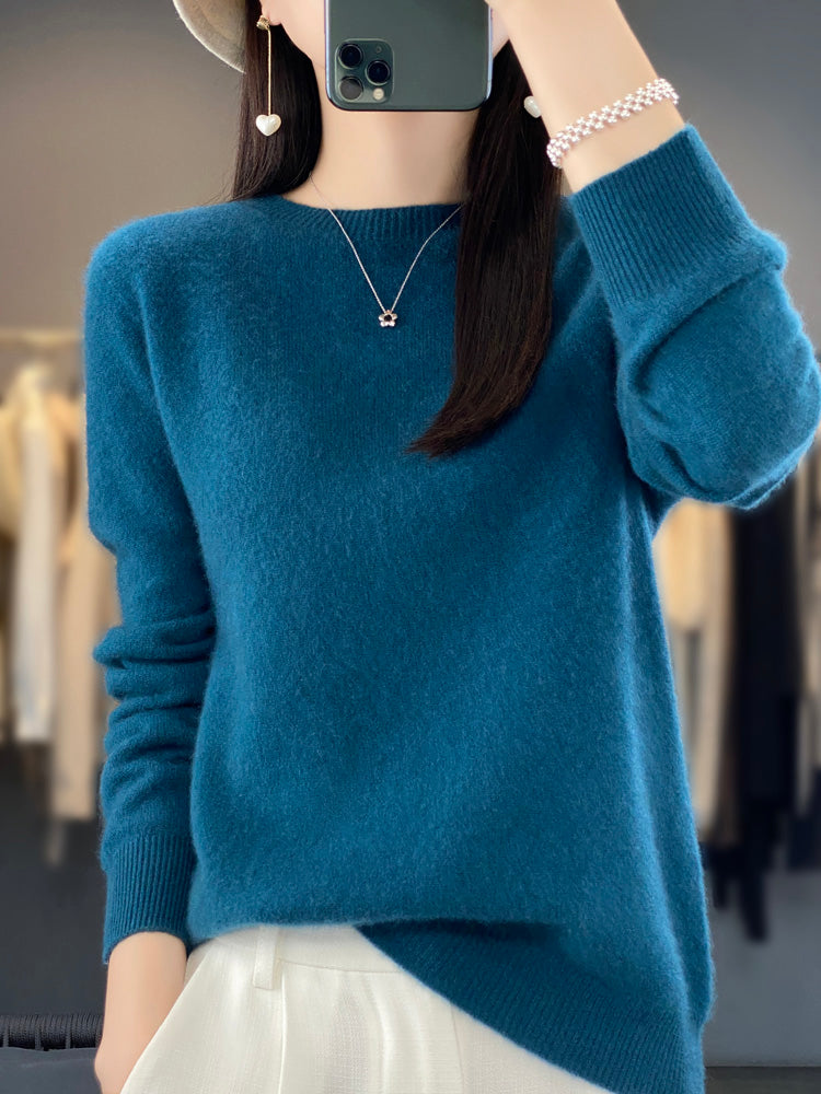 Pull chaud en maille dense