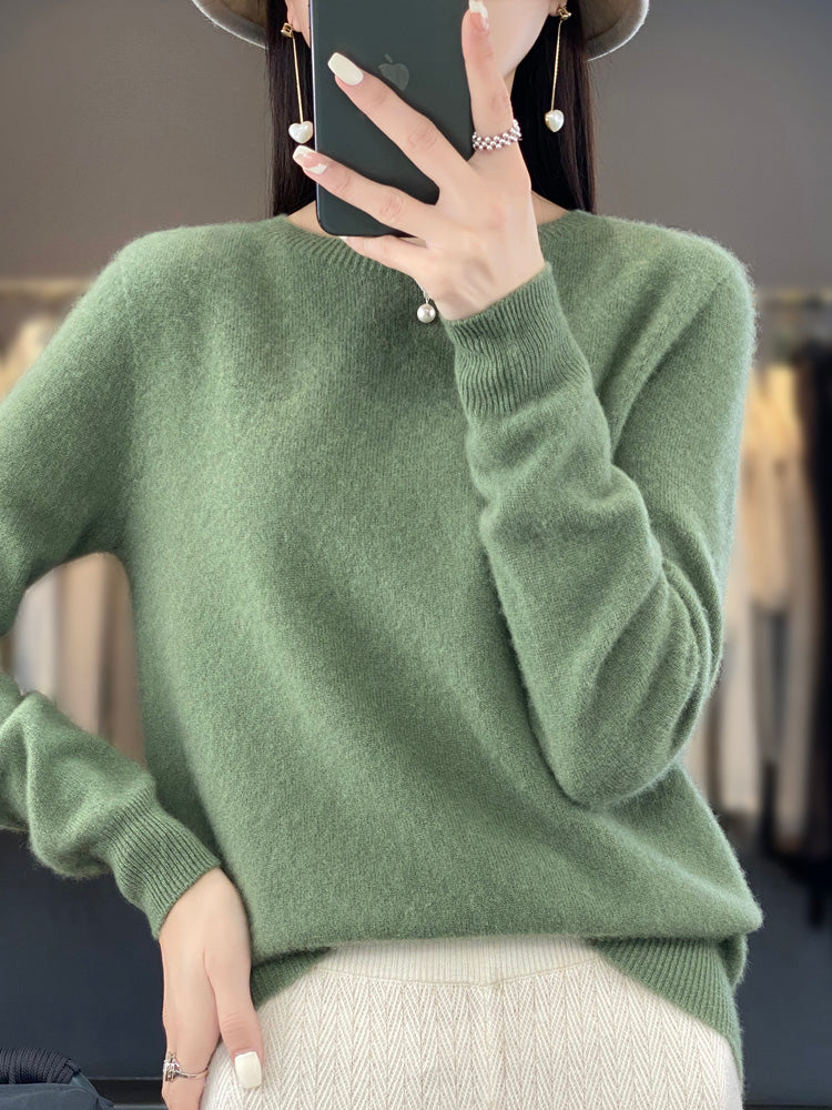 Pull chaud en maille dense