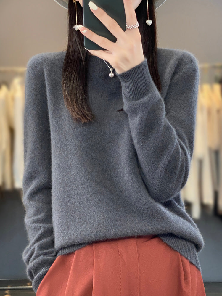 Pull chaud en maille dense