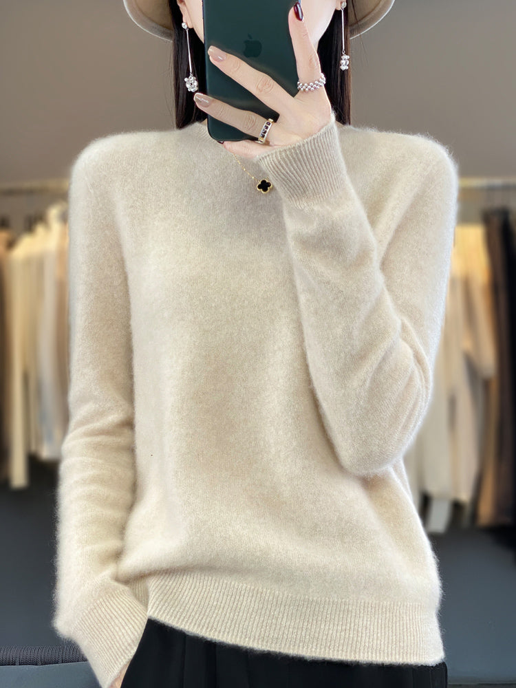 Pull chaud en maille dense