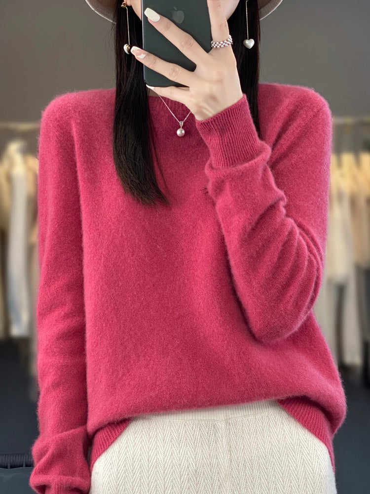 Pull chaud en maille dense