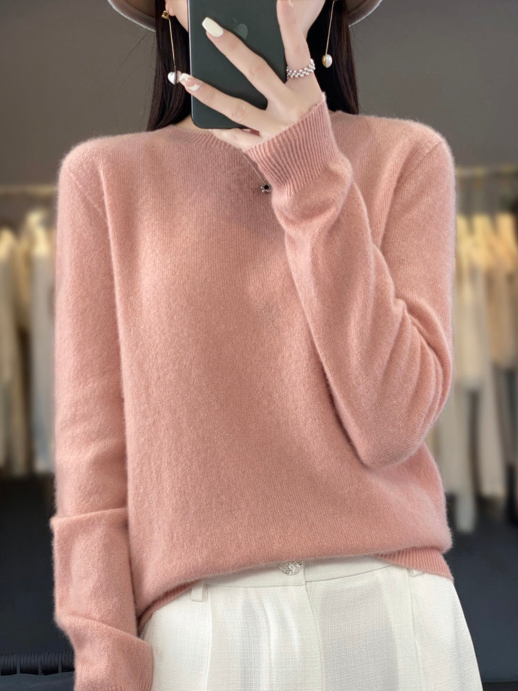 Pull chaud en maille dense