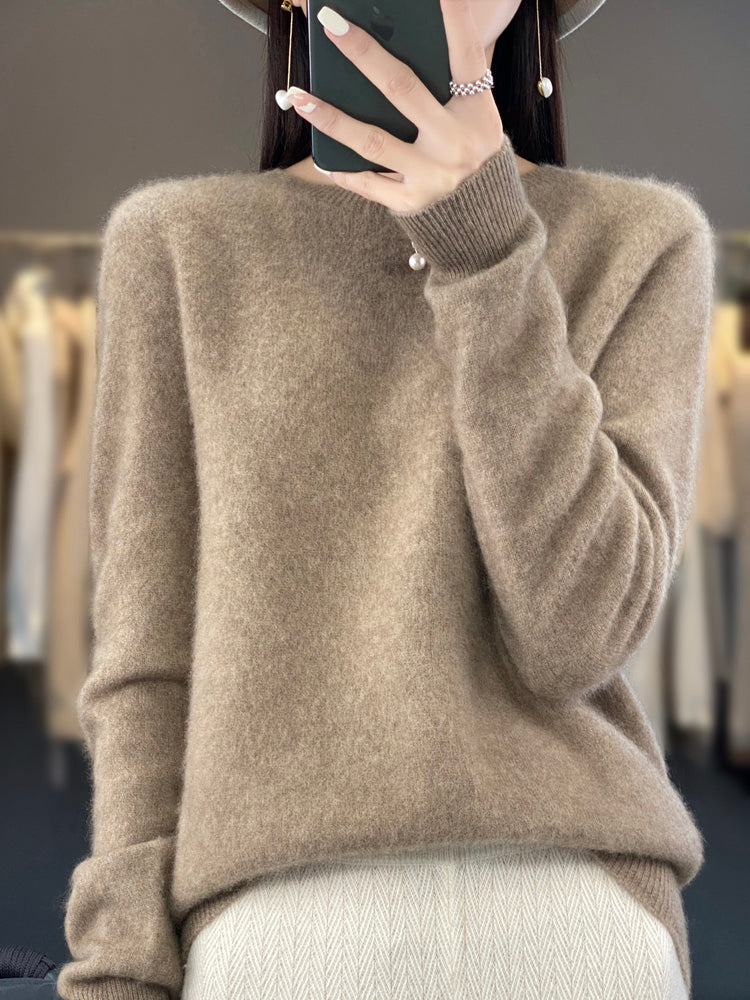 Pull chaud en maille dense