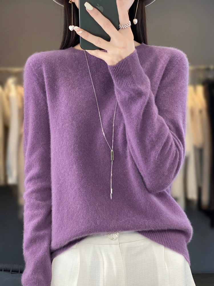 Pull chaud en maille dense
