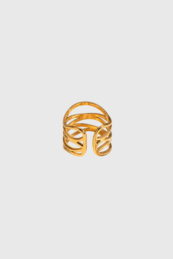Bague à la ligne épurée