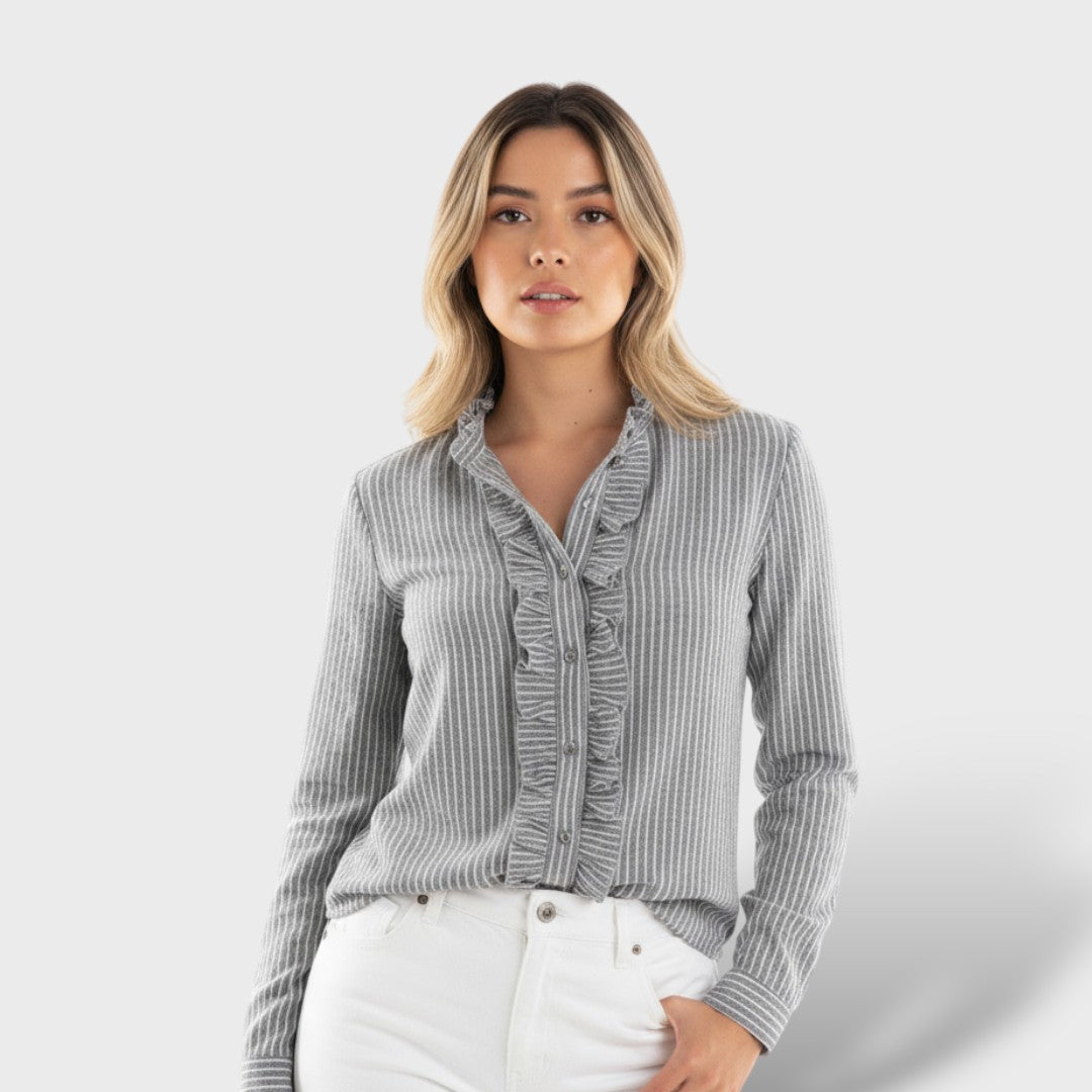 Blouse à détail de boutons