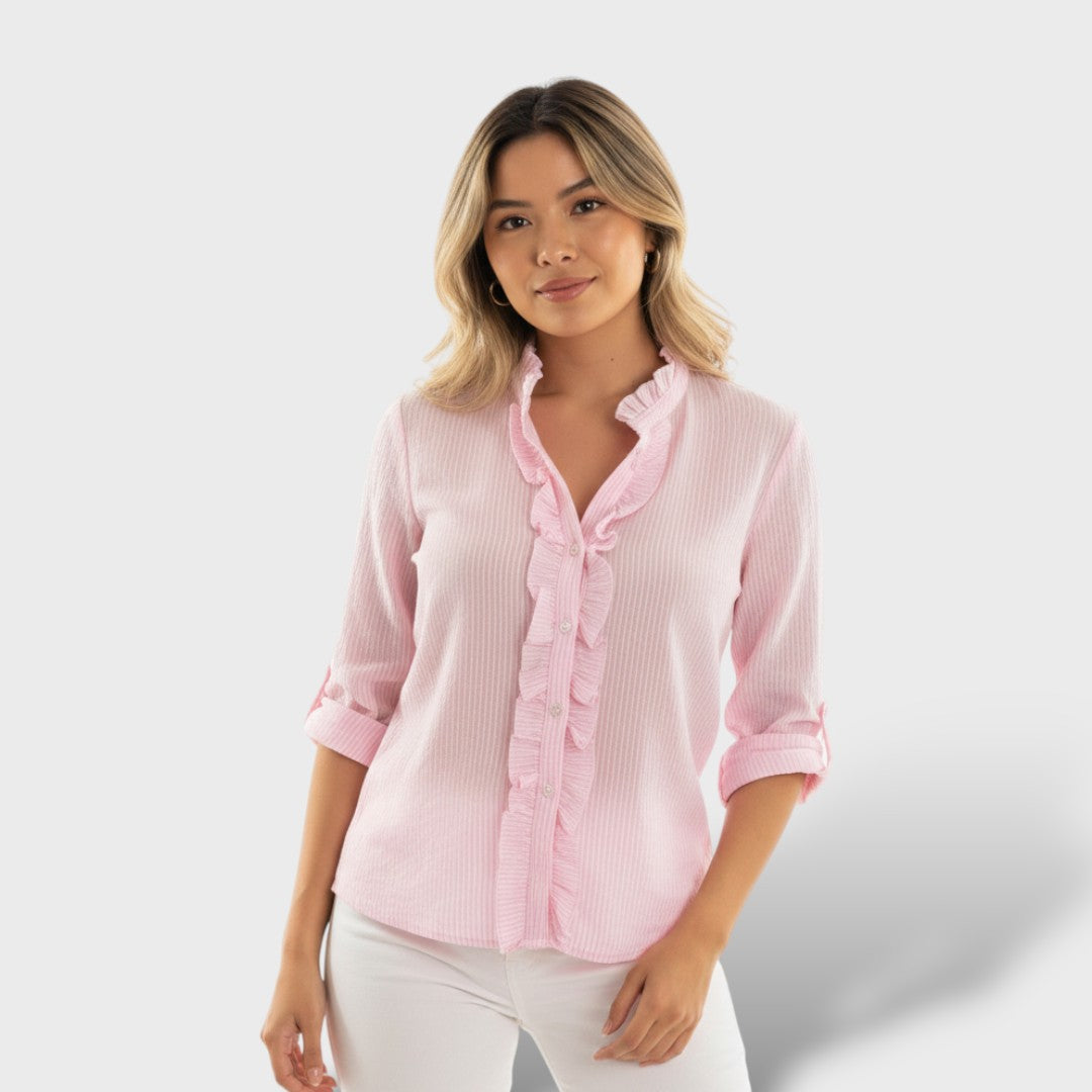 Blouse à détail de boutons