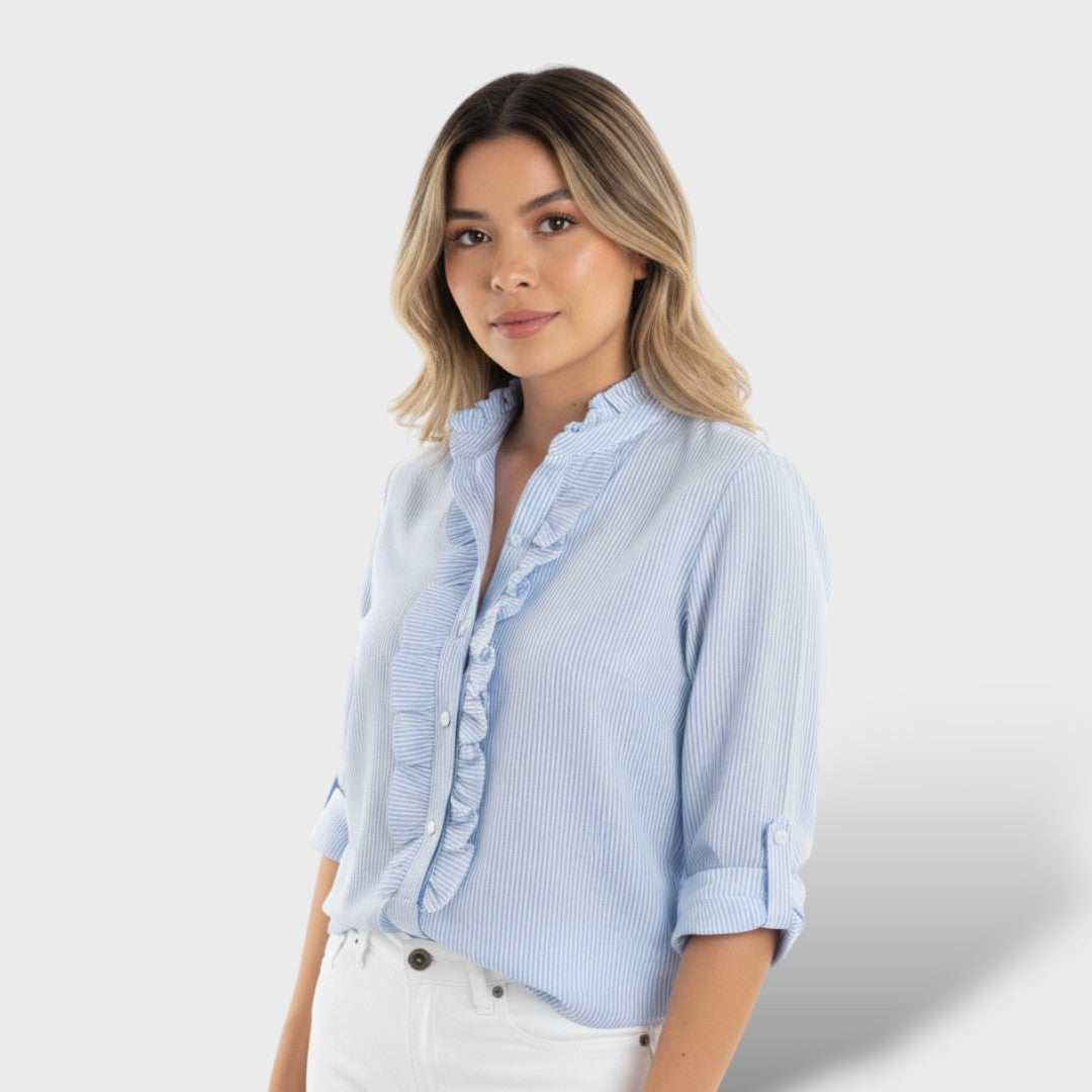 Blouse à détail de boutons