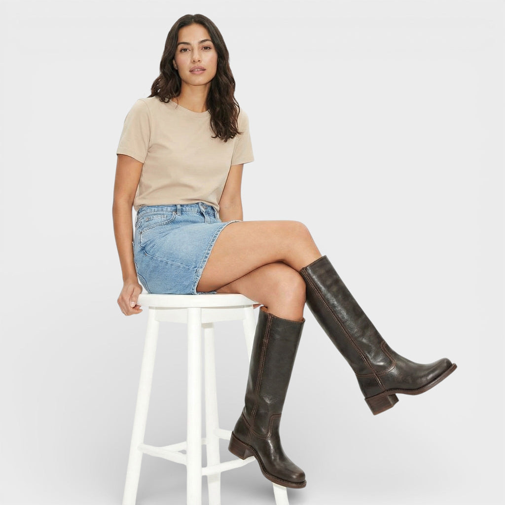 Botte haute d’inspiration western