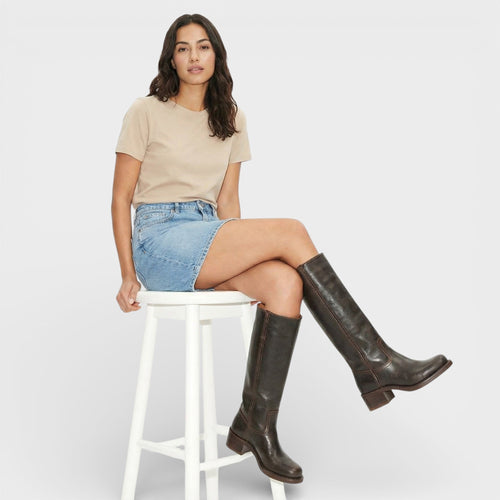 Botte haute d’inspiration western