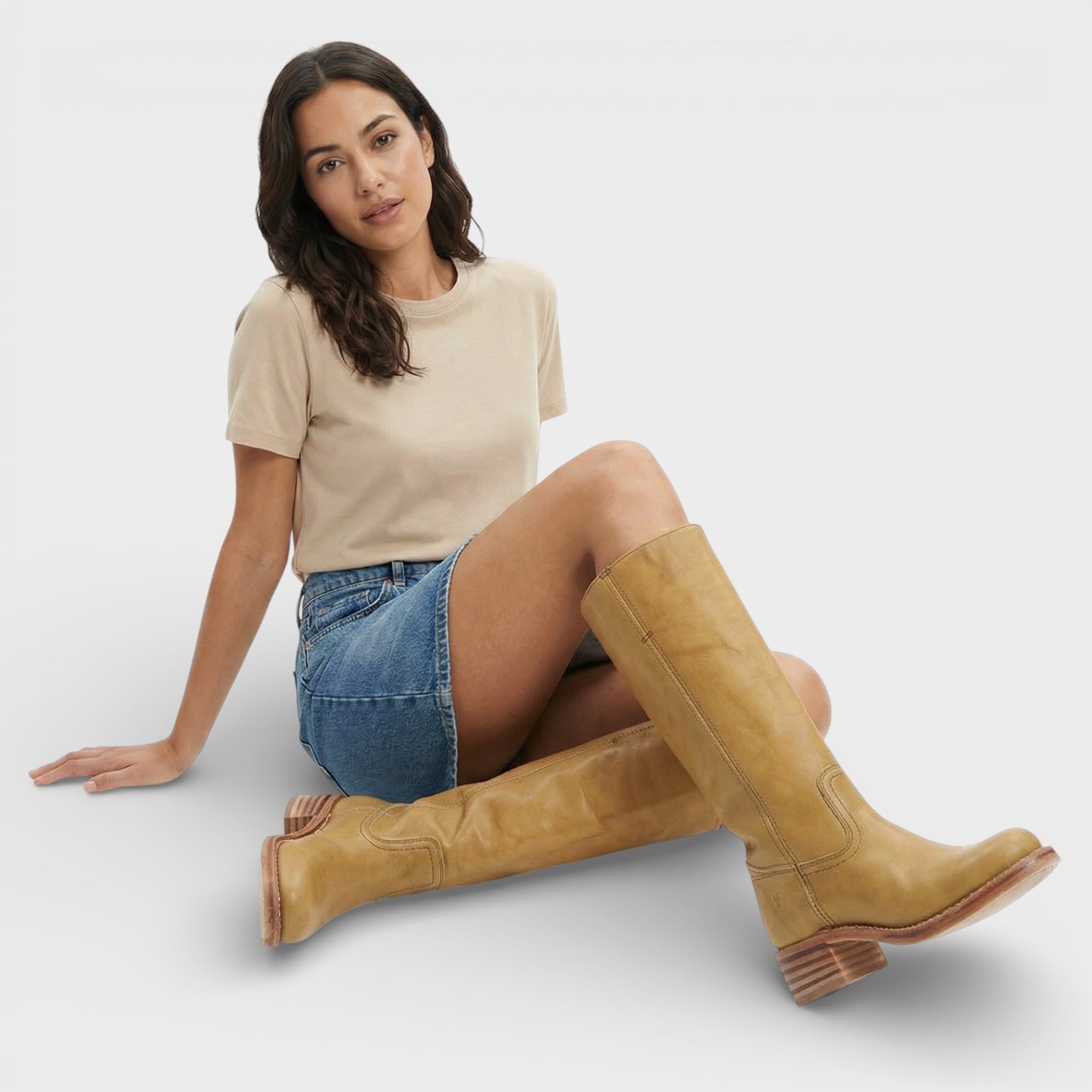 Botte haute d’inspiration western