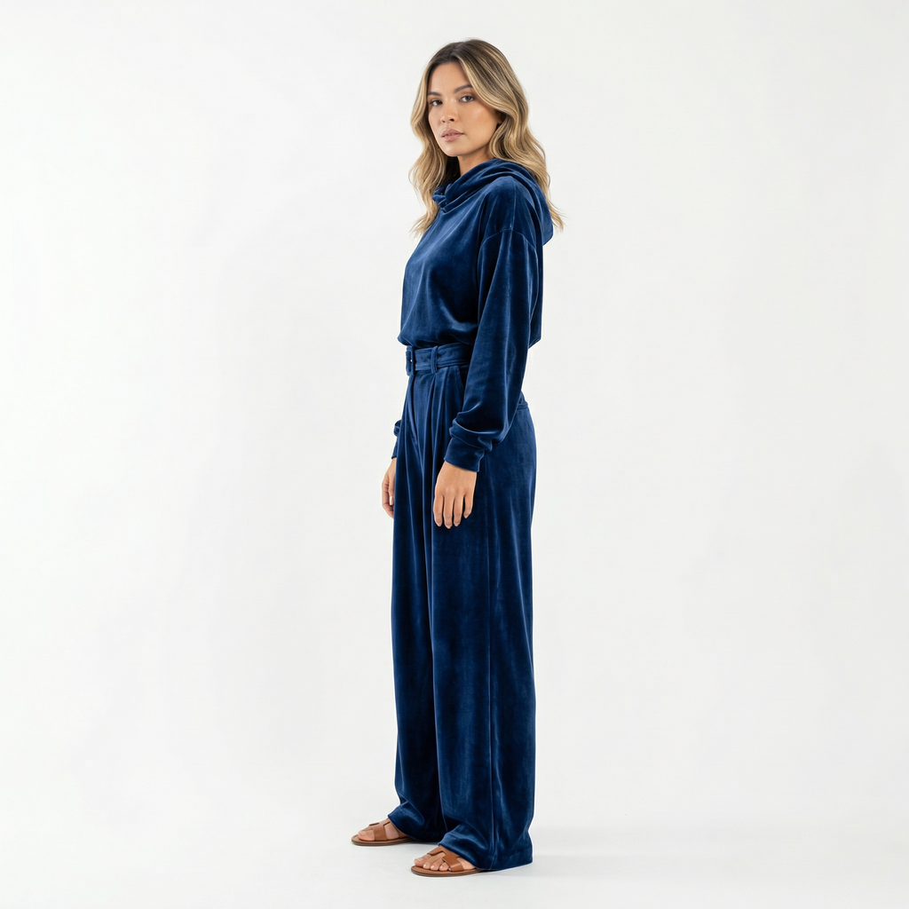 Ensemble deux pièces en velours