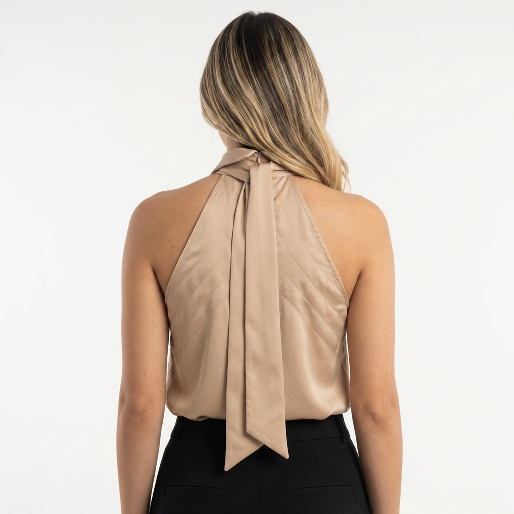 Blouse à encolure licou
