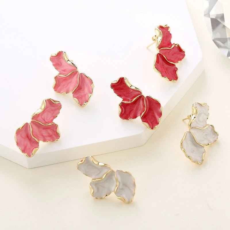 Boucles d’oreilles à pétales