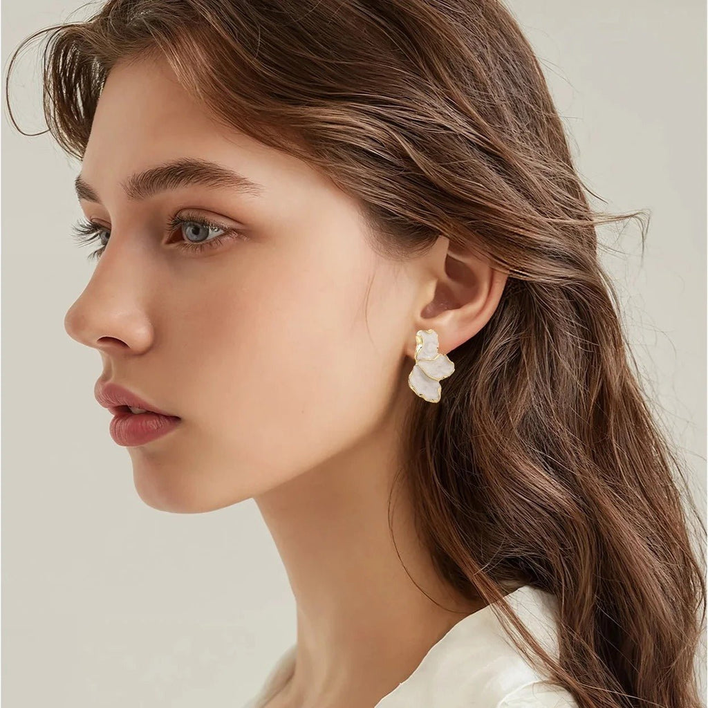 Boucles d’oreilles à pétales