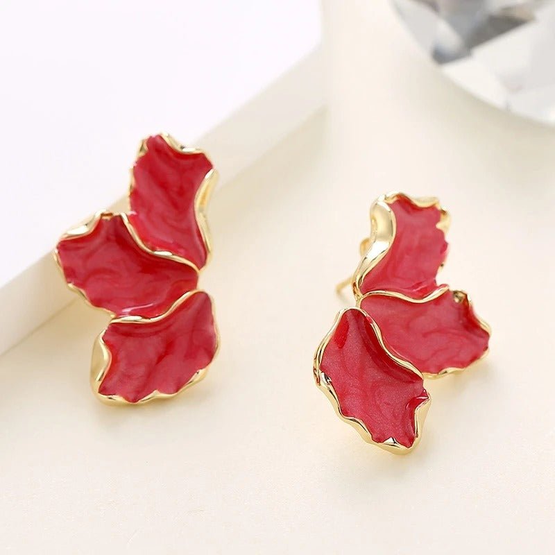 Boucles d’oreilles à pétales