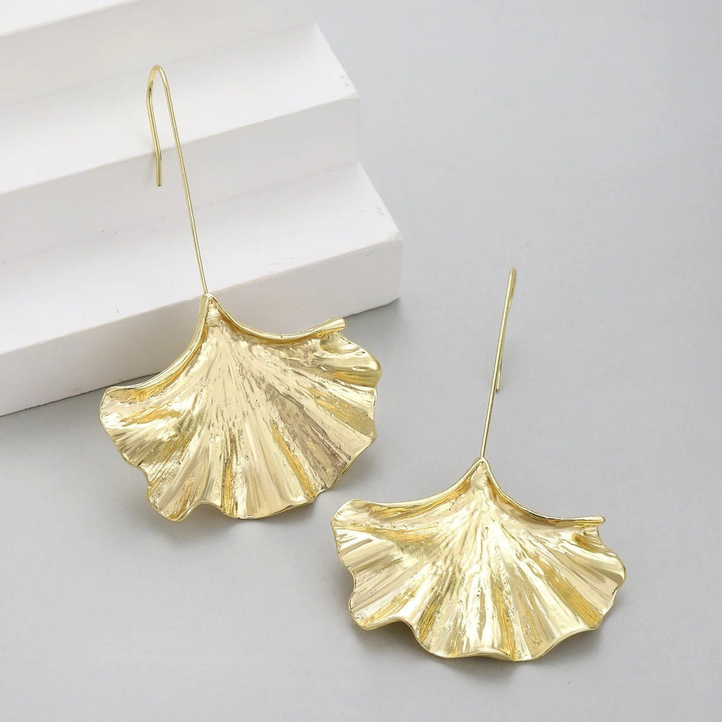 Boucles d’oreilles aux formes naturelles