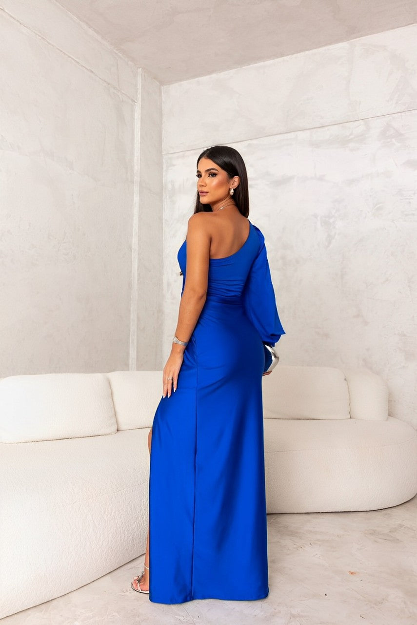 Robe midi à la coupe nette